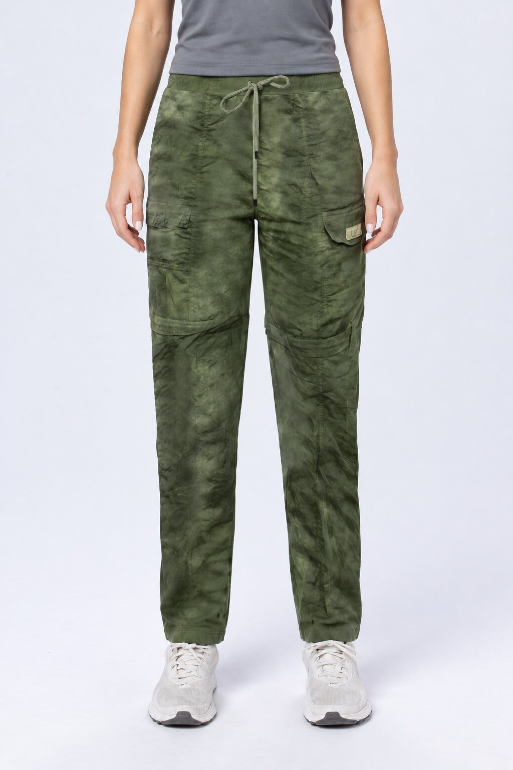 Calça Bermuda Explorer Feminina Camuflada – Camuflado Floresta – frente