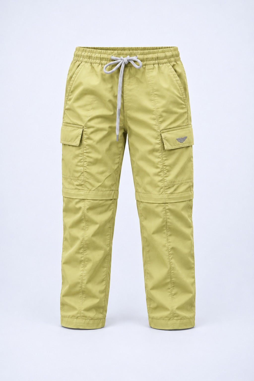Calça Bermuda Explorer Infantil – Kaki – peça, frente
