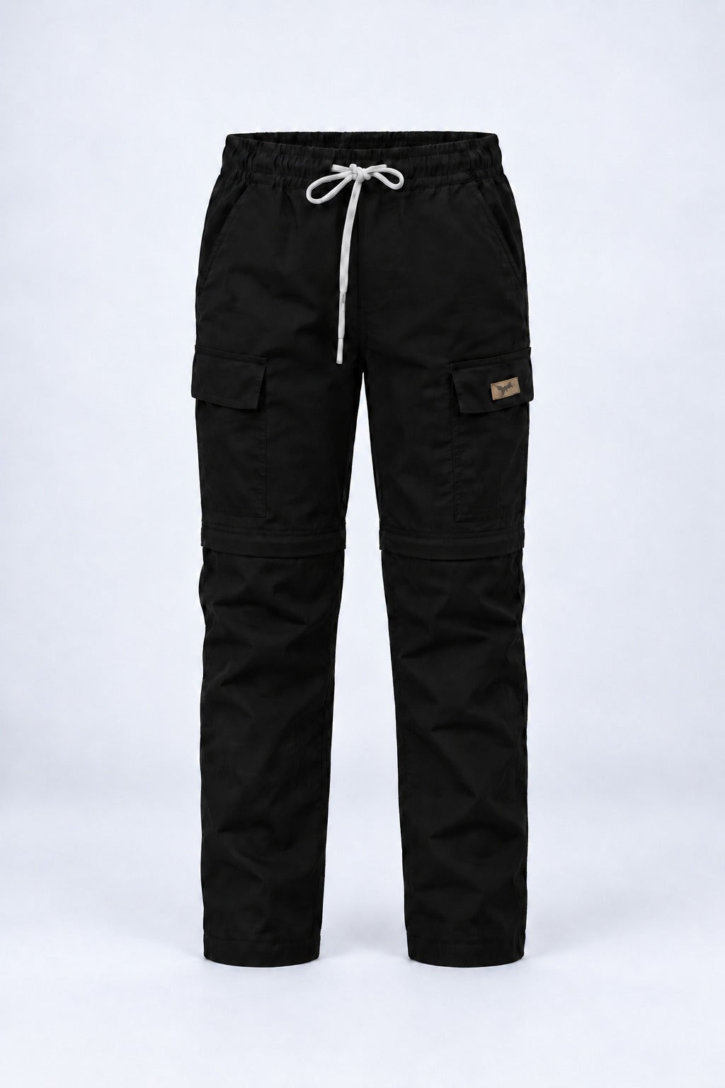 Calça Bermuda Explorer Infantil – Preto – peça, frente