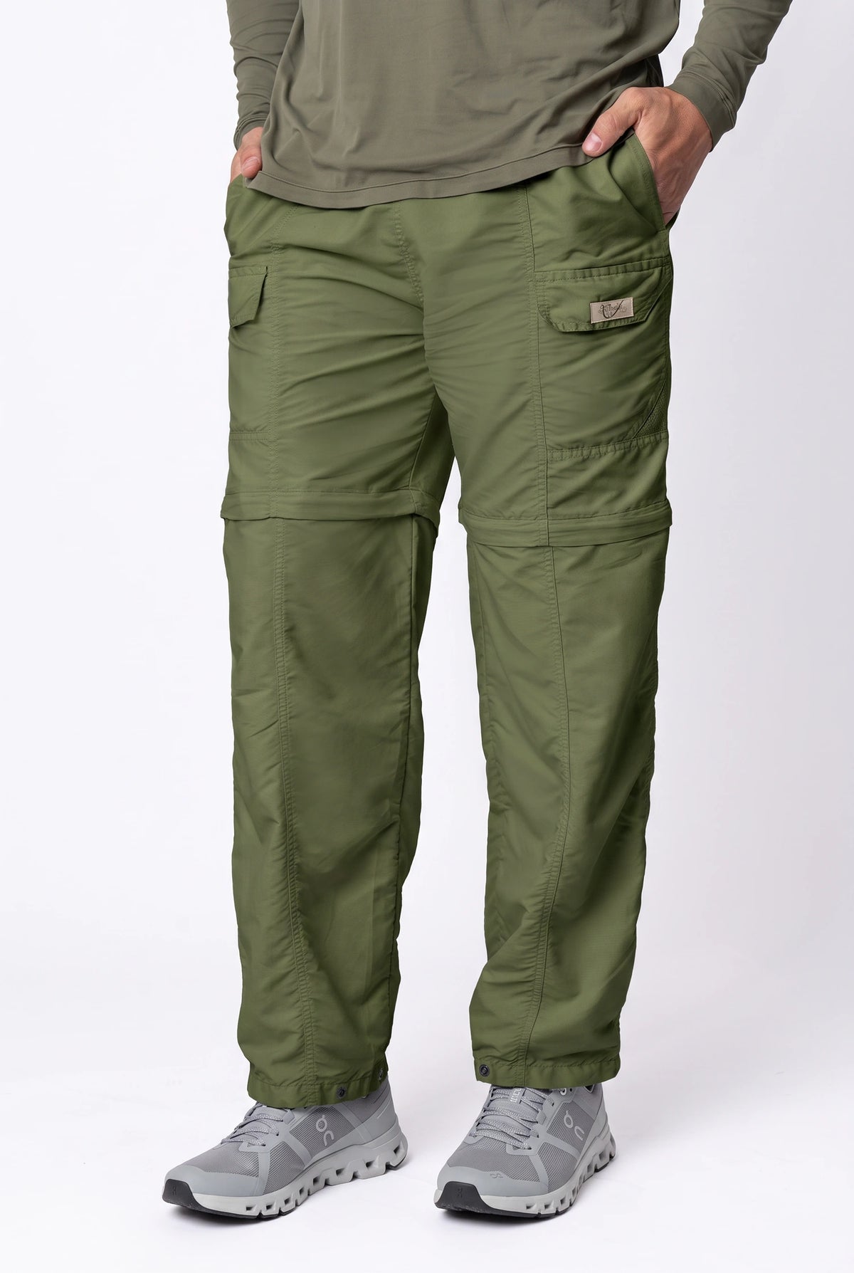 Calça Bermuda Explorer Masculina – Verde Militar – foto 4