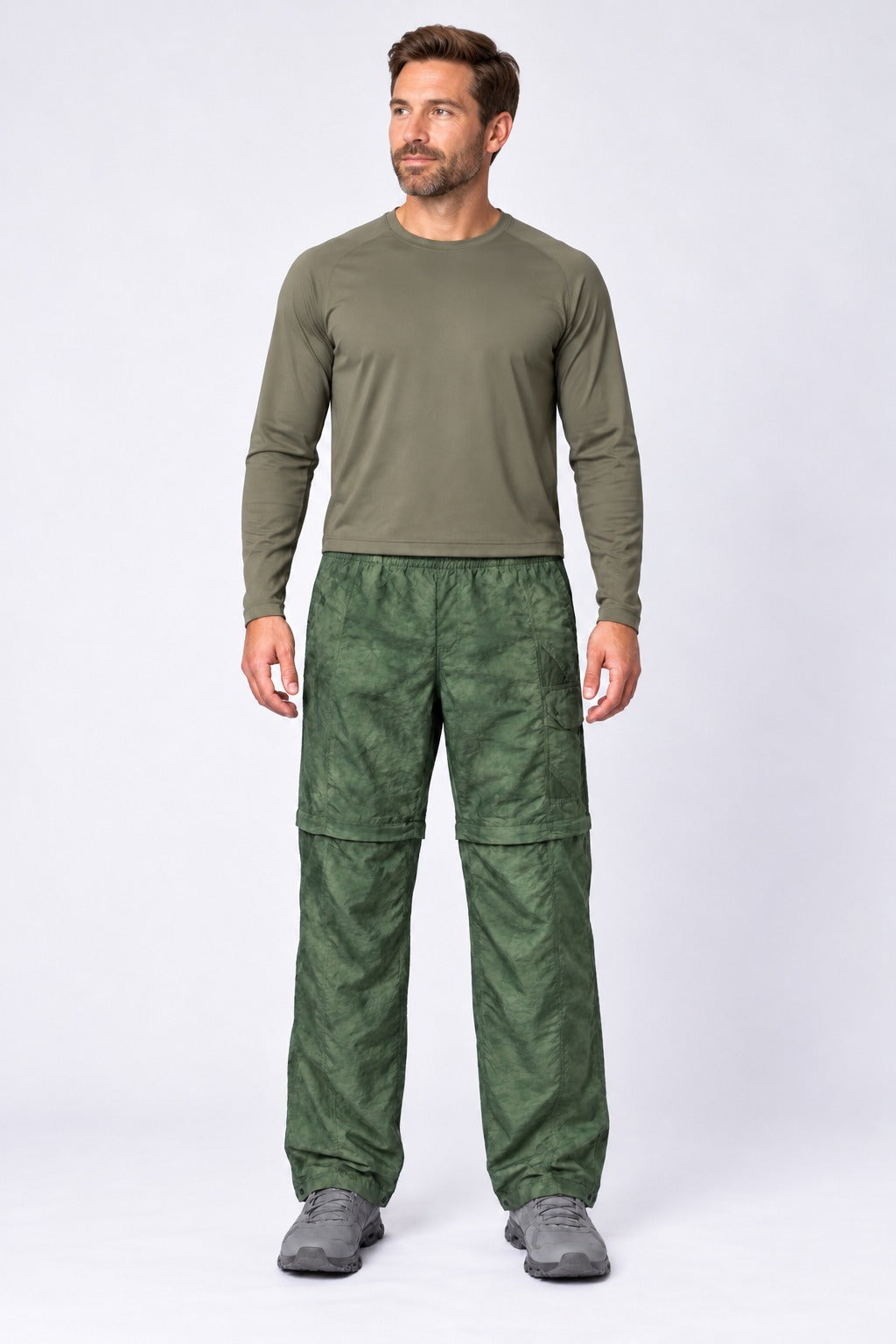 Calça Bermuda Explorer Masculina – Floresta – corpo inteiro