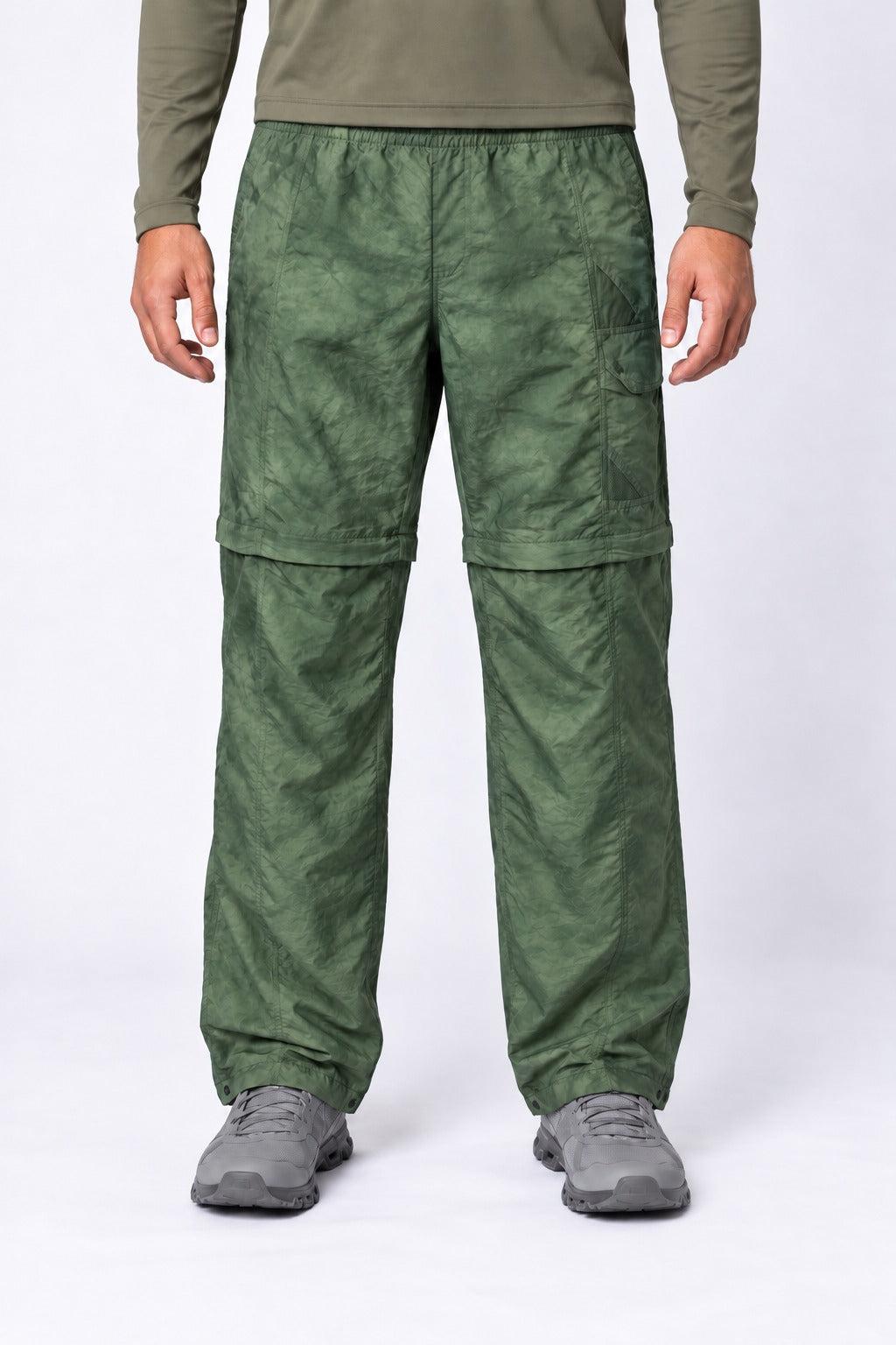 Calça Bermuda Explorer Masculina – Floresta – frente