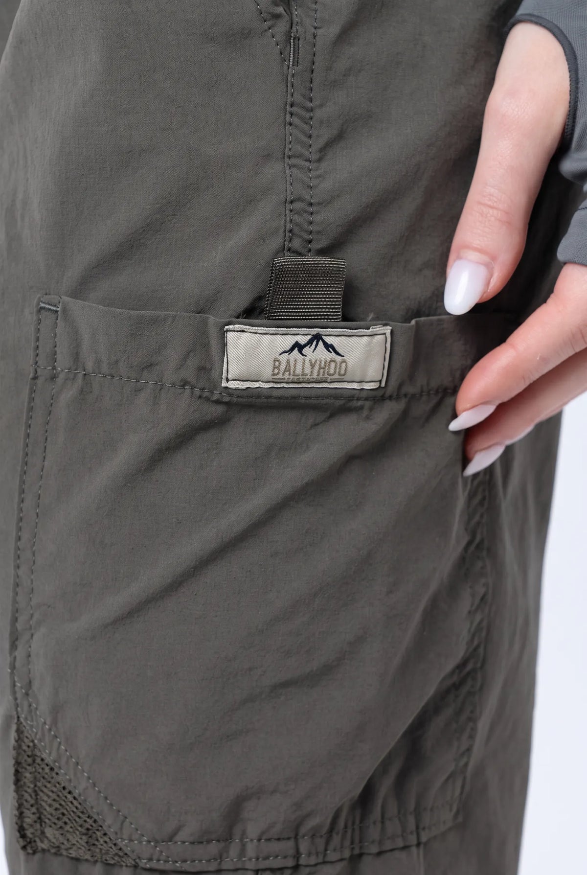 Calça Explorer Feminina com Elastano – Cinza – foto 3