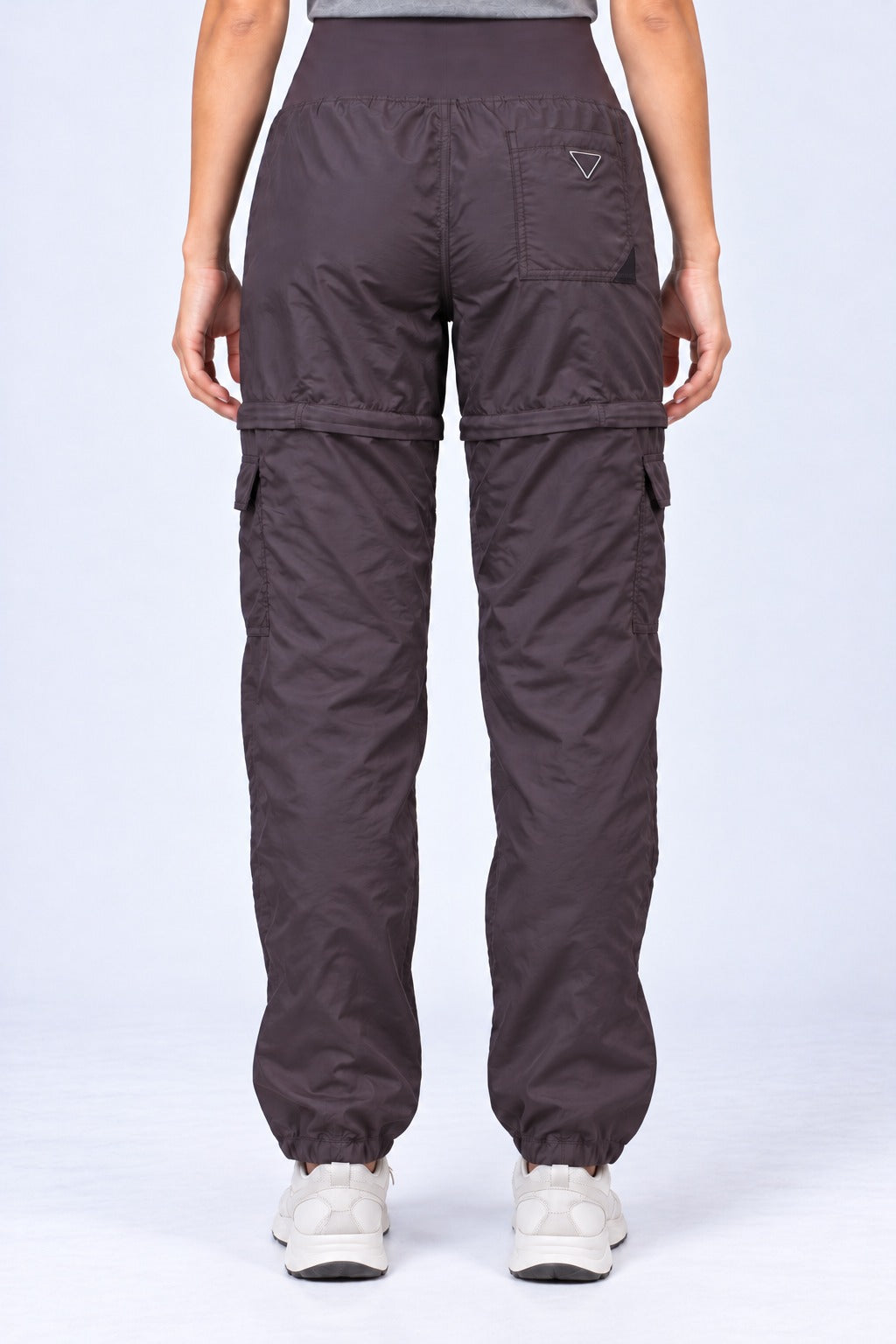 Calça Shorts Confort Feminina P roteção Solar Upf 50+ – Beringela – costas
