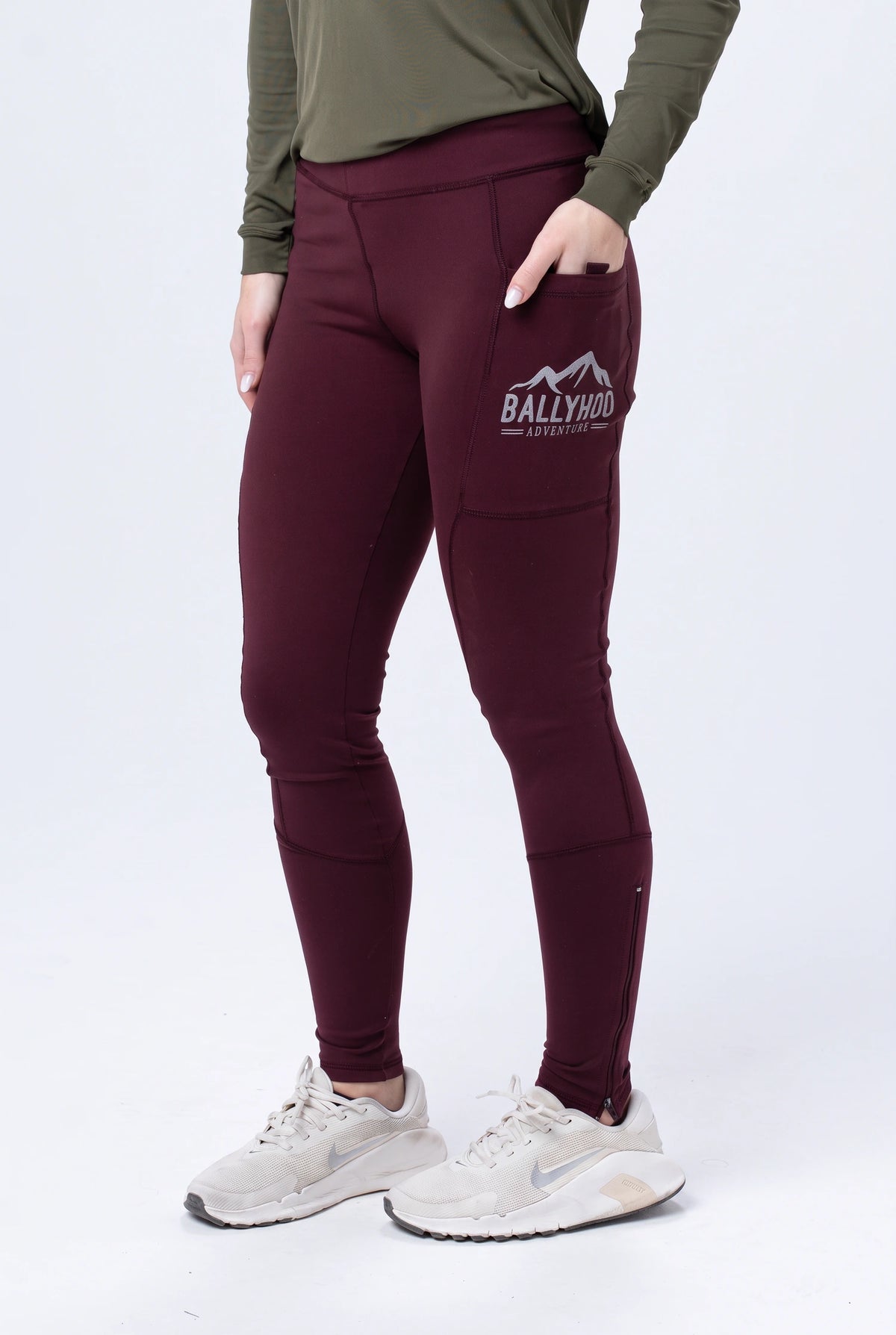 Calça Trekking Feminina – Vinho – foto 4