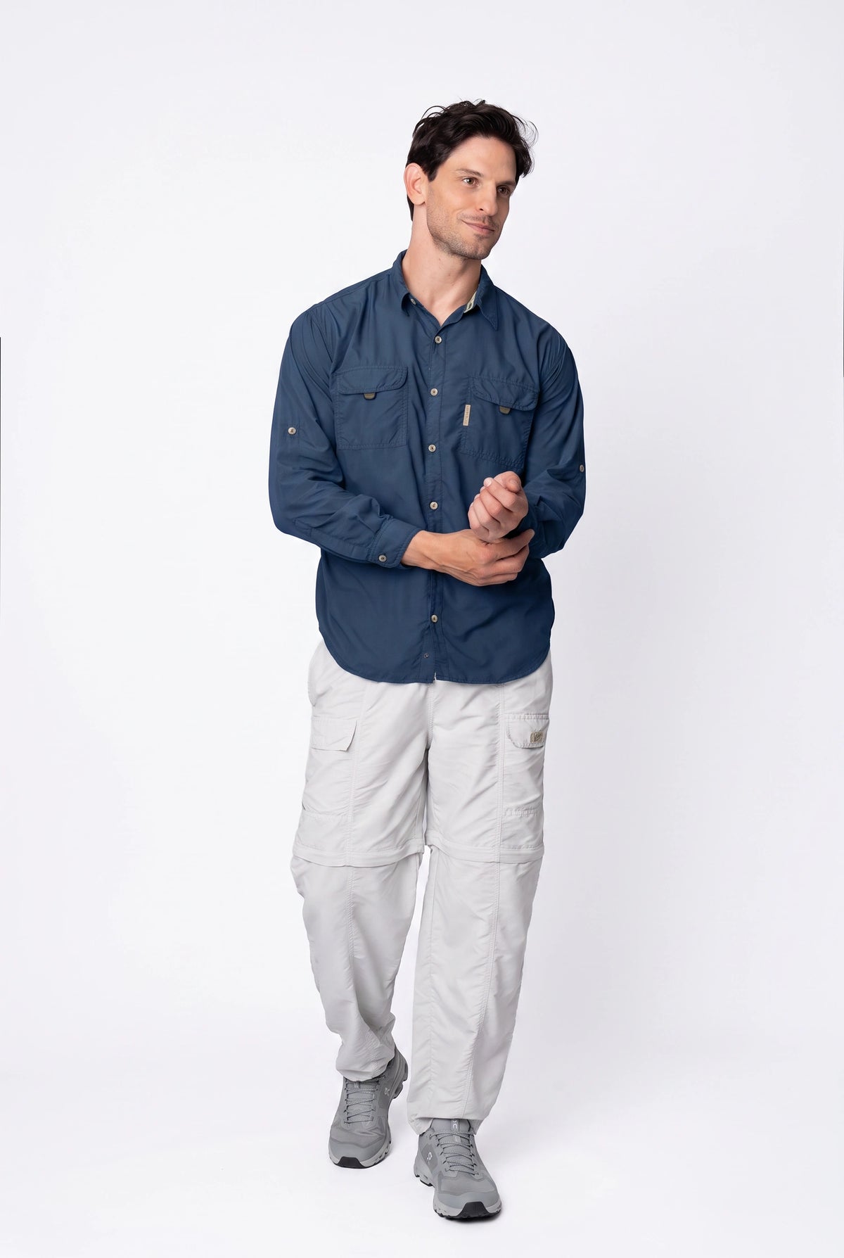 Camisa Crisis Masculina – Azul Marinho – foto 3