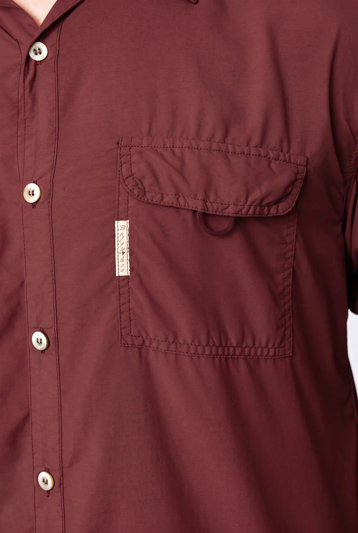 Camisa Crisis Masculina – Vinho – foto 5