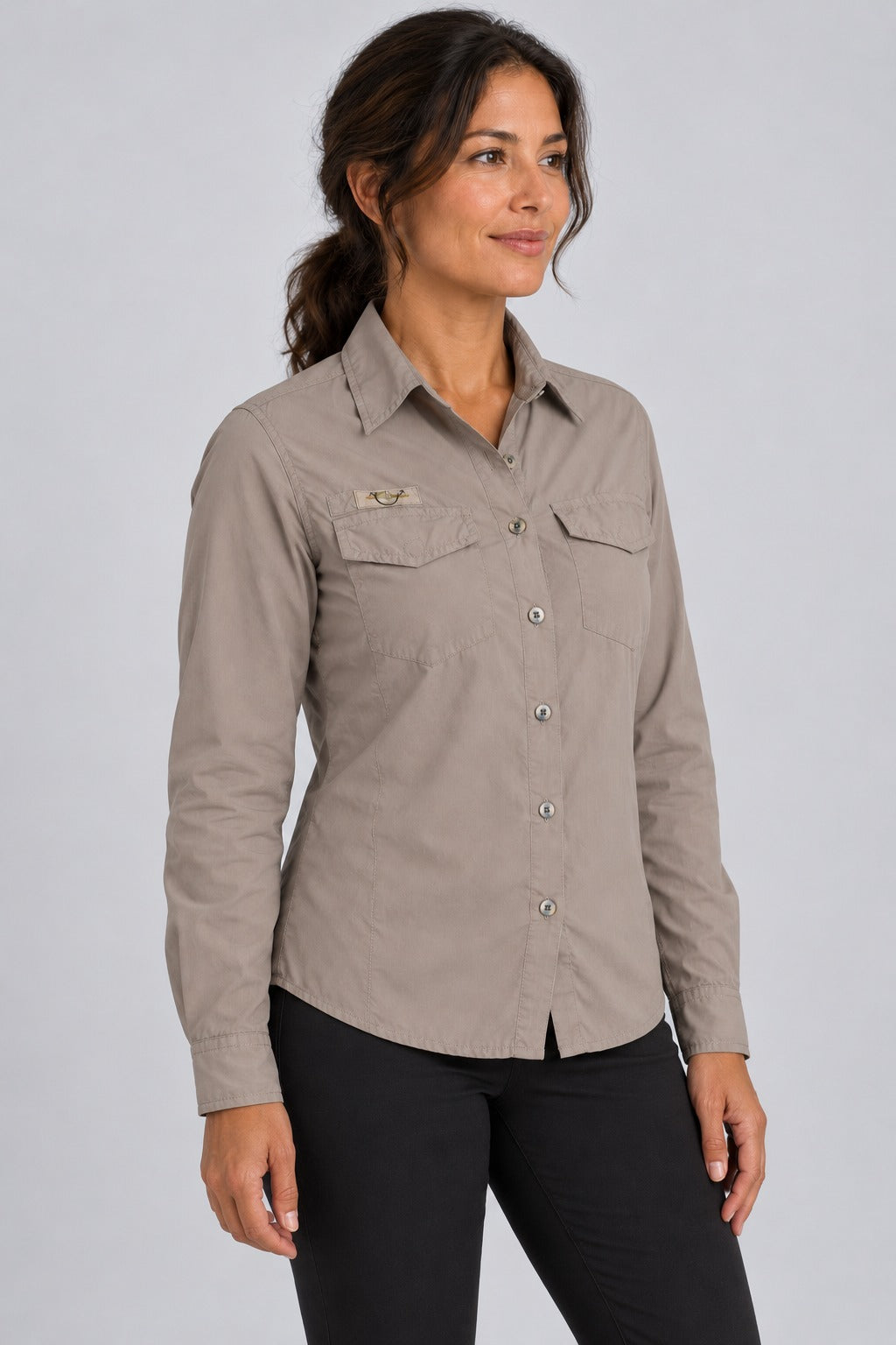 Camisa Feminina Adventure – Donkey Brown – frente