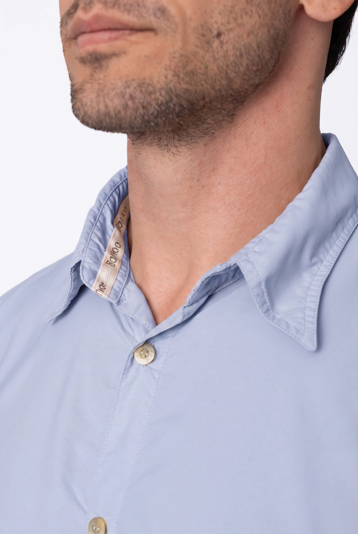 Camisa Pow Masculina – Azul Lavanda – foto 5