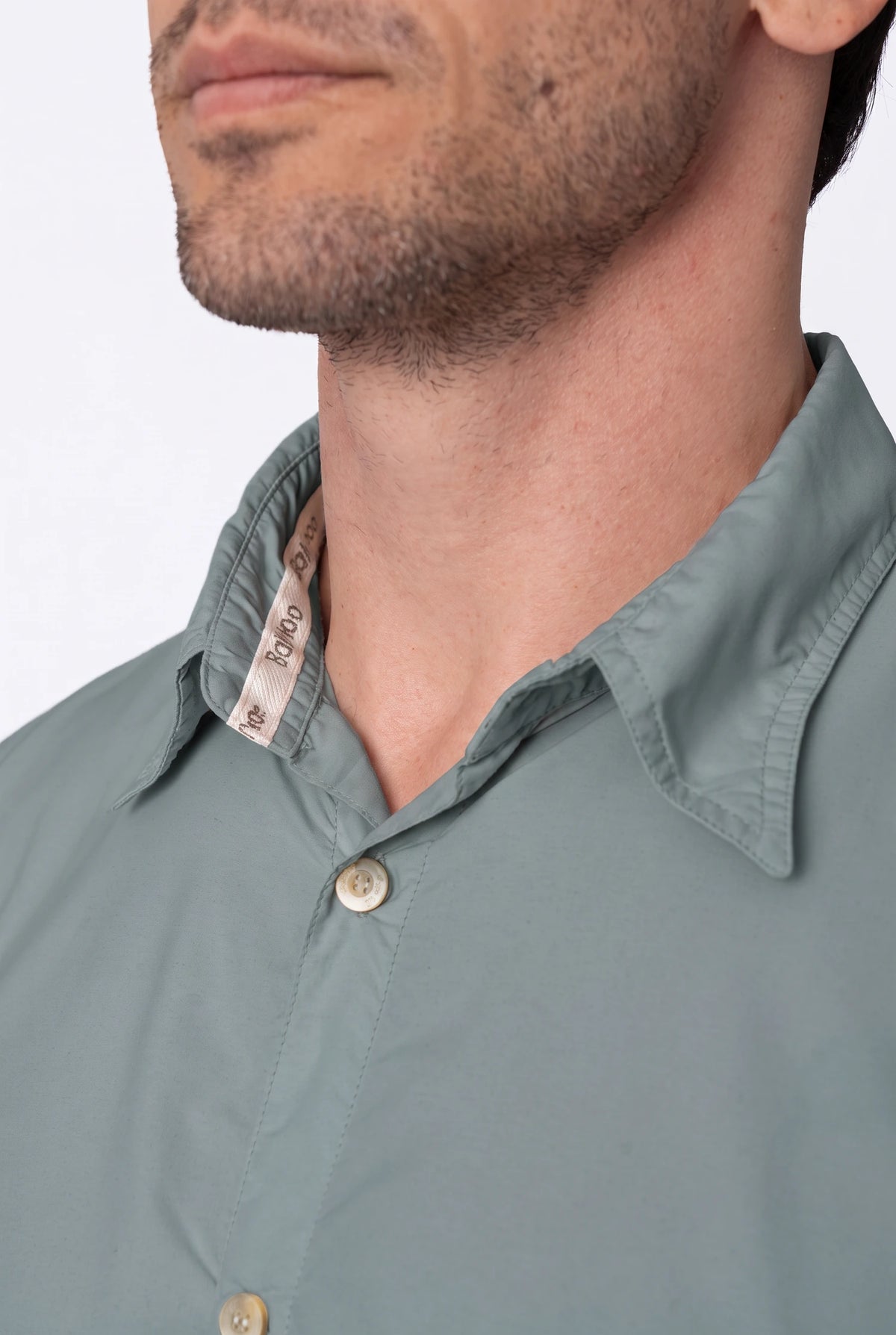 Camisa Pow Masculina – Verde Acinzentado – foto 4