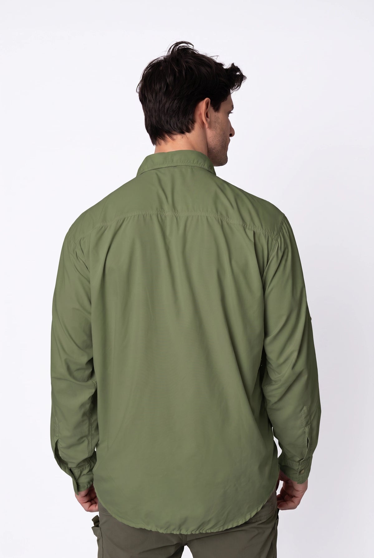 Camisa Pow Masculina – Verde Militar – foto 4
