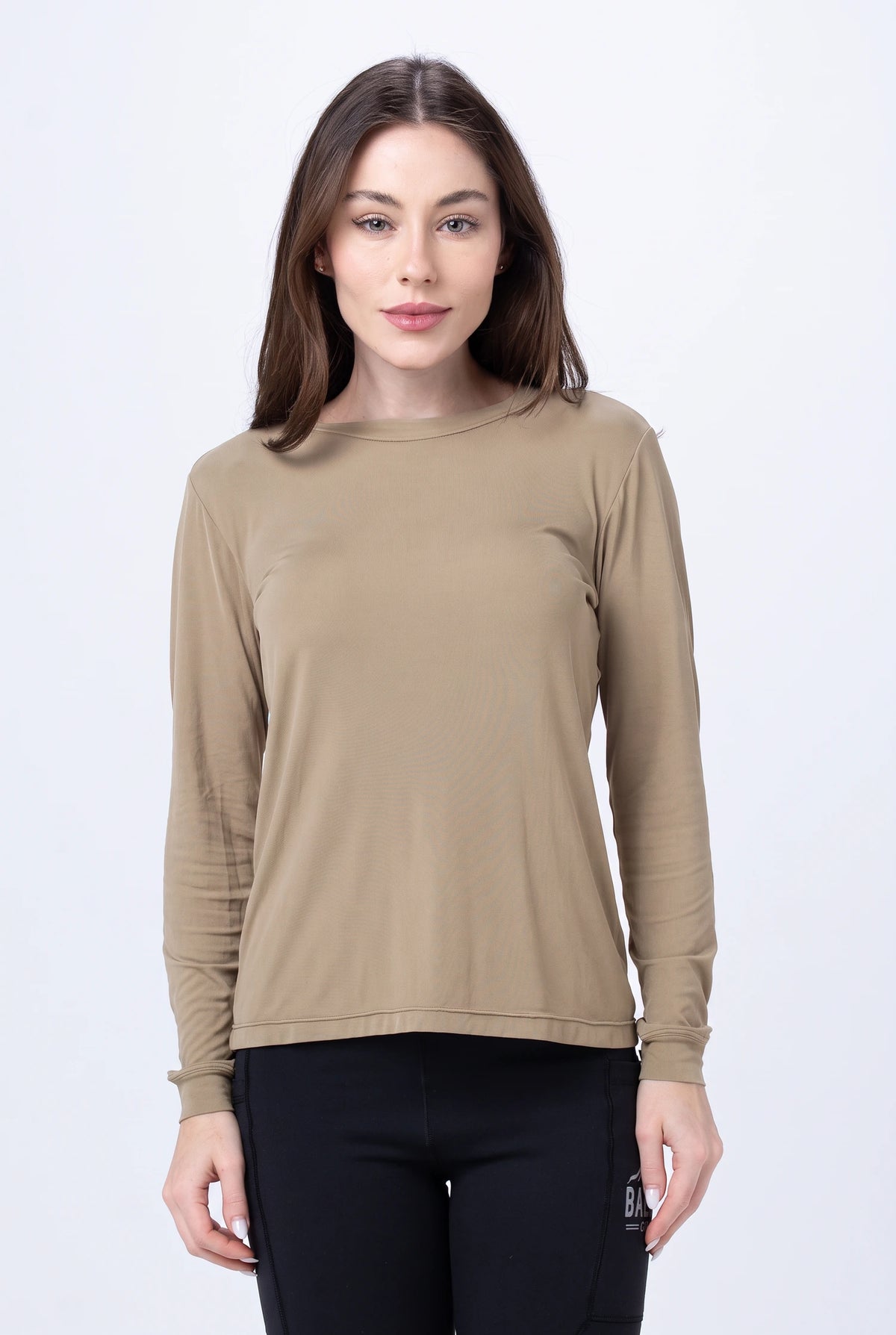 Camiseta Catch Release Feminina Manga Longa – Bege – foto 1