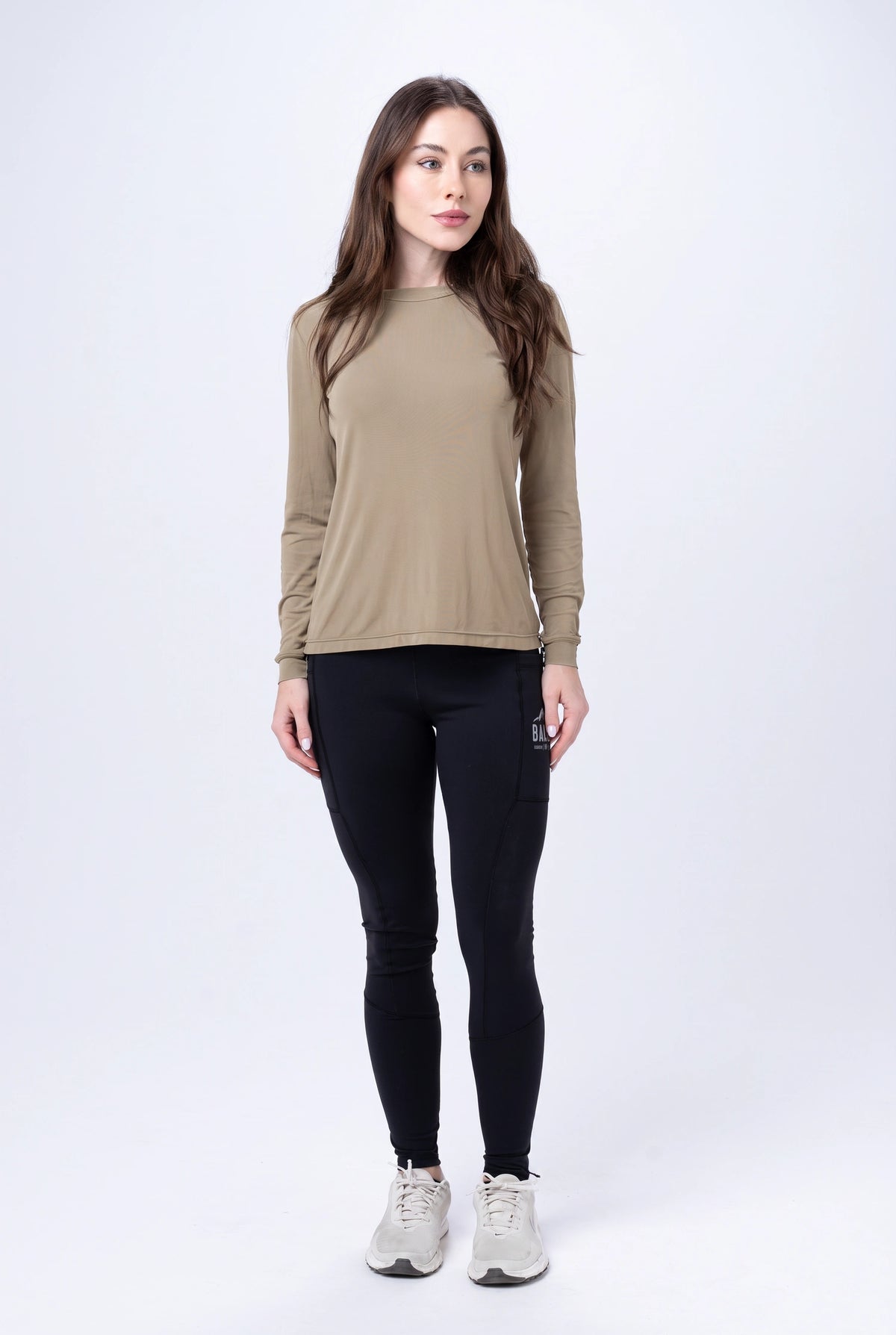 Camiseta Catch Release Feminina Manga Longa – Bege – foto 3