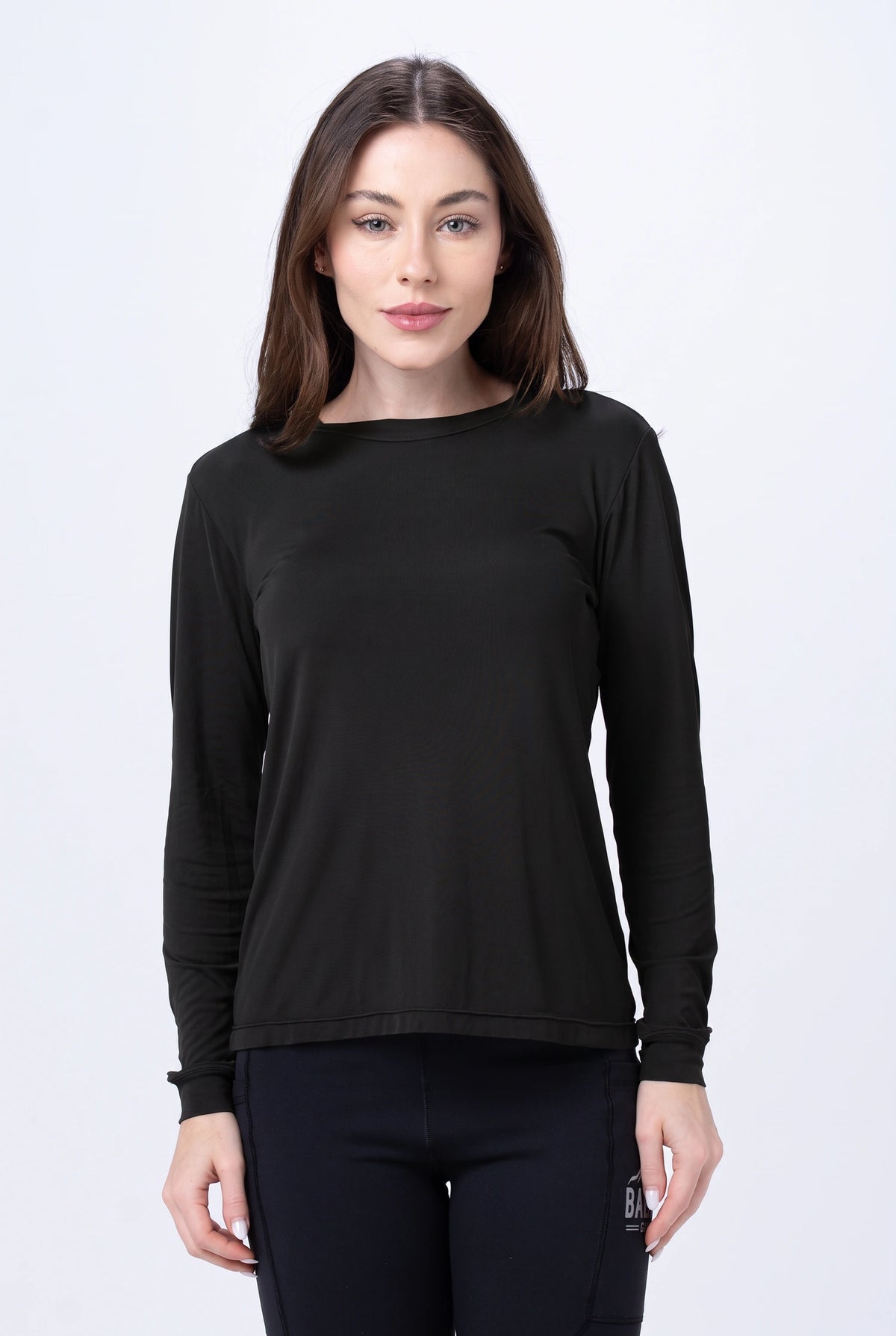 Camiseta Catch Release Feminina Manga Longa – Preto – foto 1