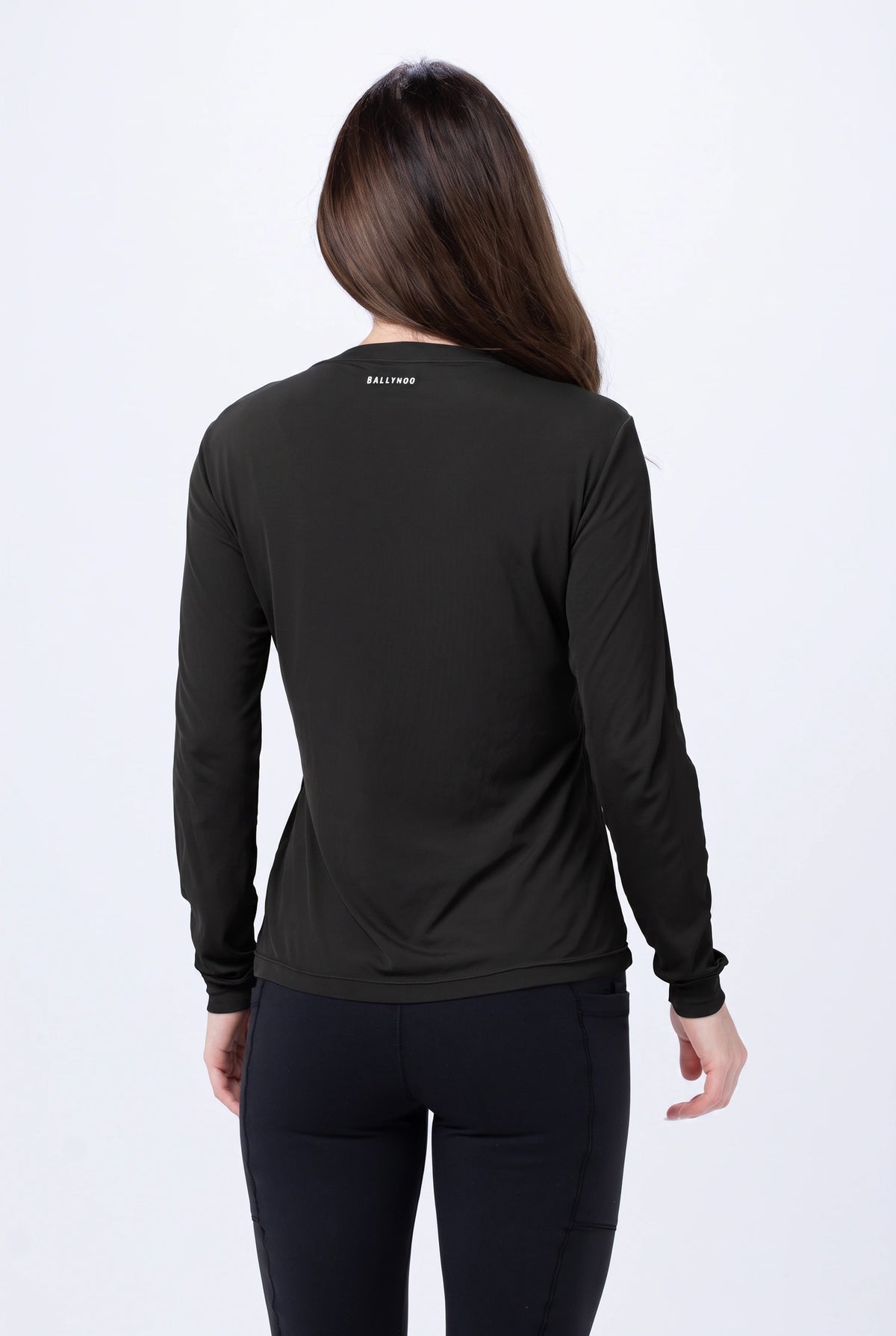 Camiseta Catch Release Feminina Manga Longa – Preto – foto 2