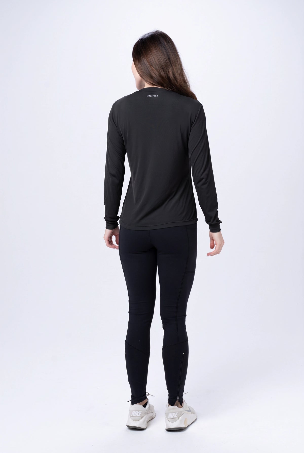 Camiseta Catch Release Feminina Manga Longa – Preto – foto 3