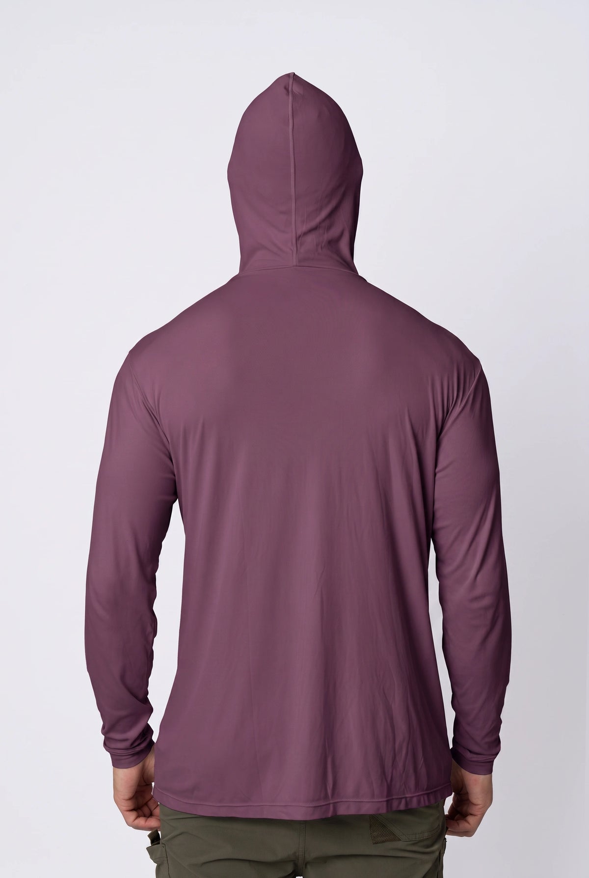 Camiseta Catch Release Masculina com Capuz – Beringela – foto 4