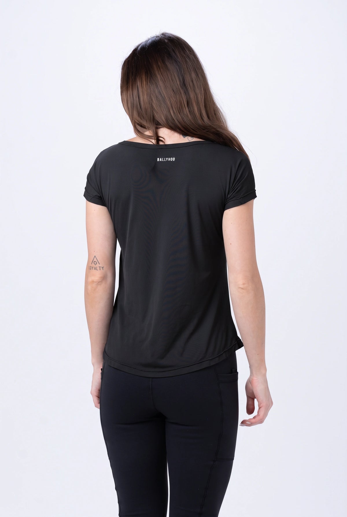 Camiseta Feminina Manga Curta – Preto – foto 2