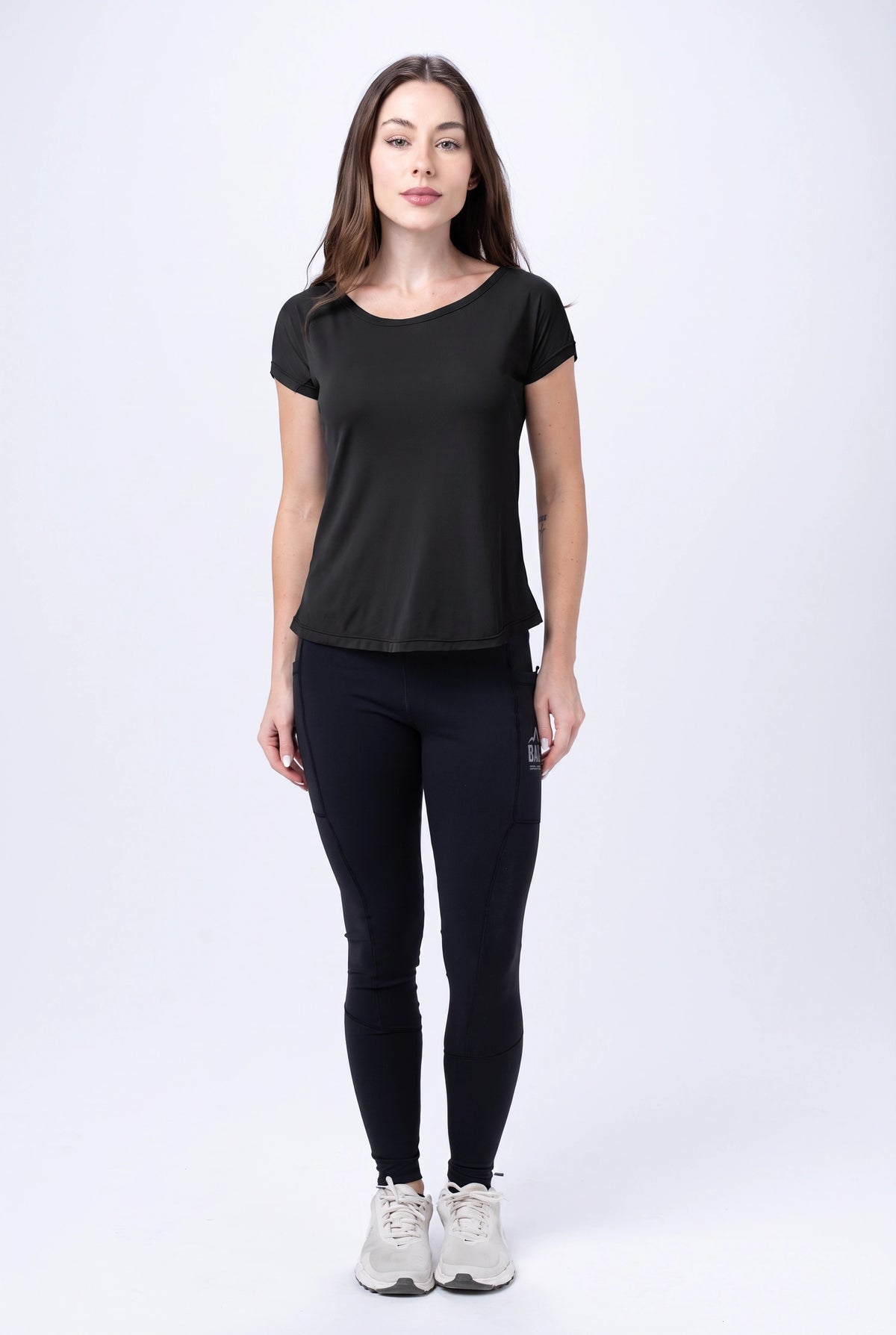 Camiseta Feminina Manga Curta – Preto – foto 4