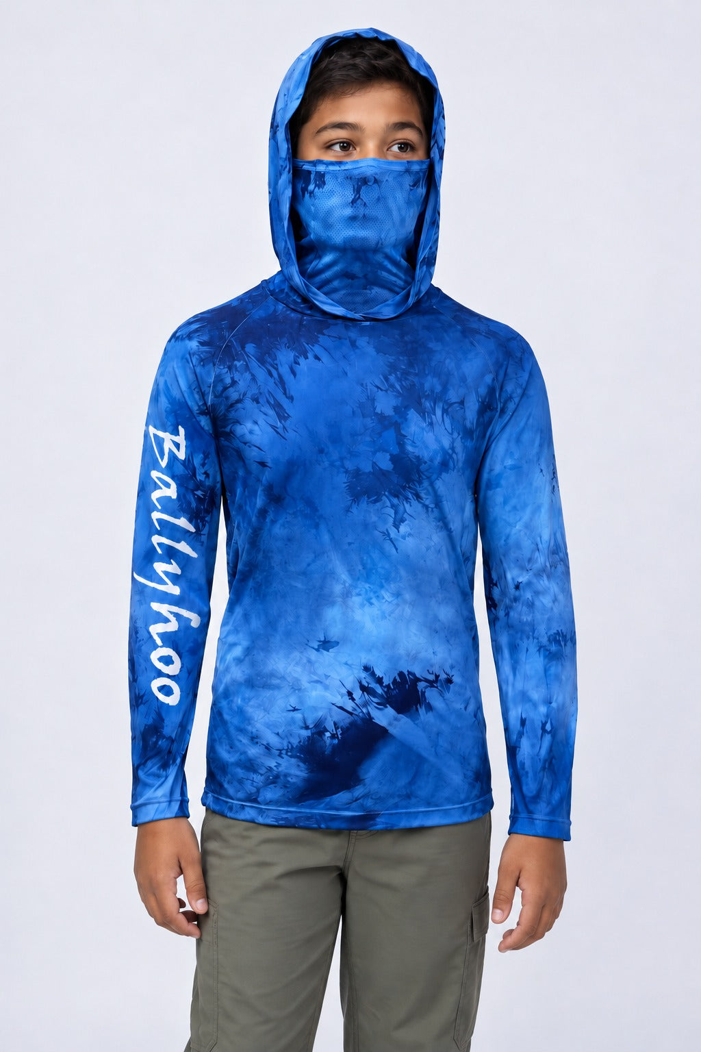 Camiseta infantil Shadow 100% Poliamida – Oceano – frente