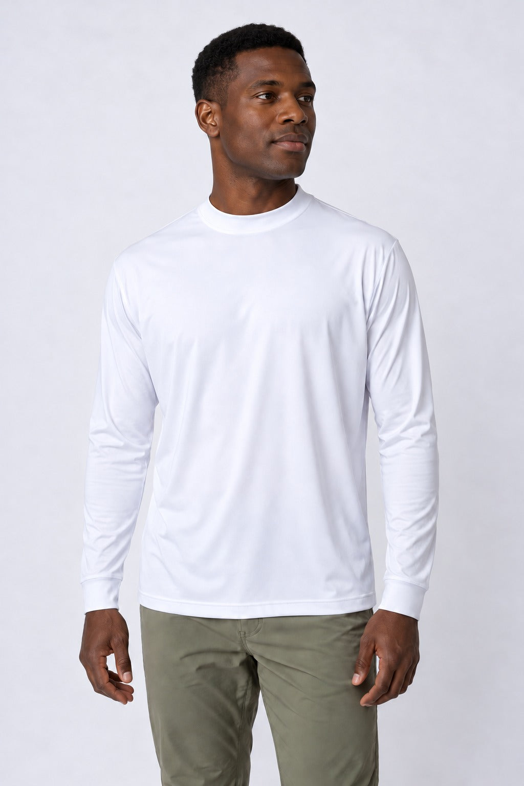 Camiseta Performance Masculina – Branco – frente
