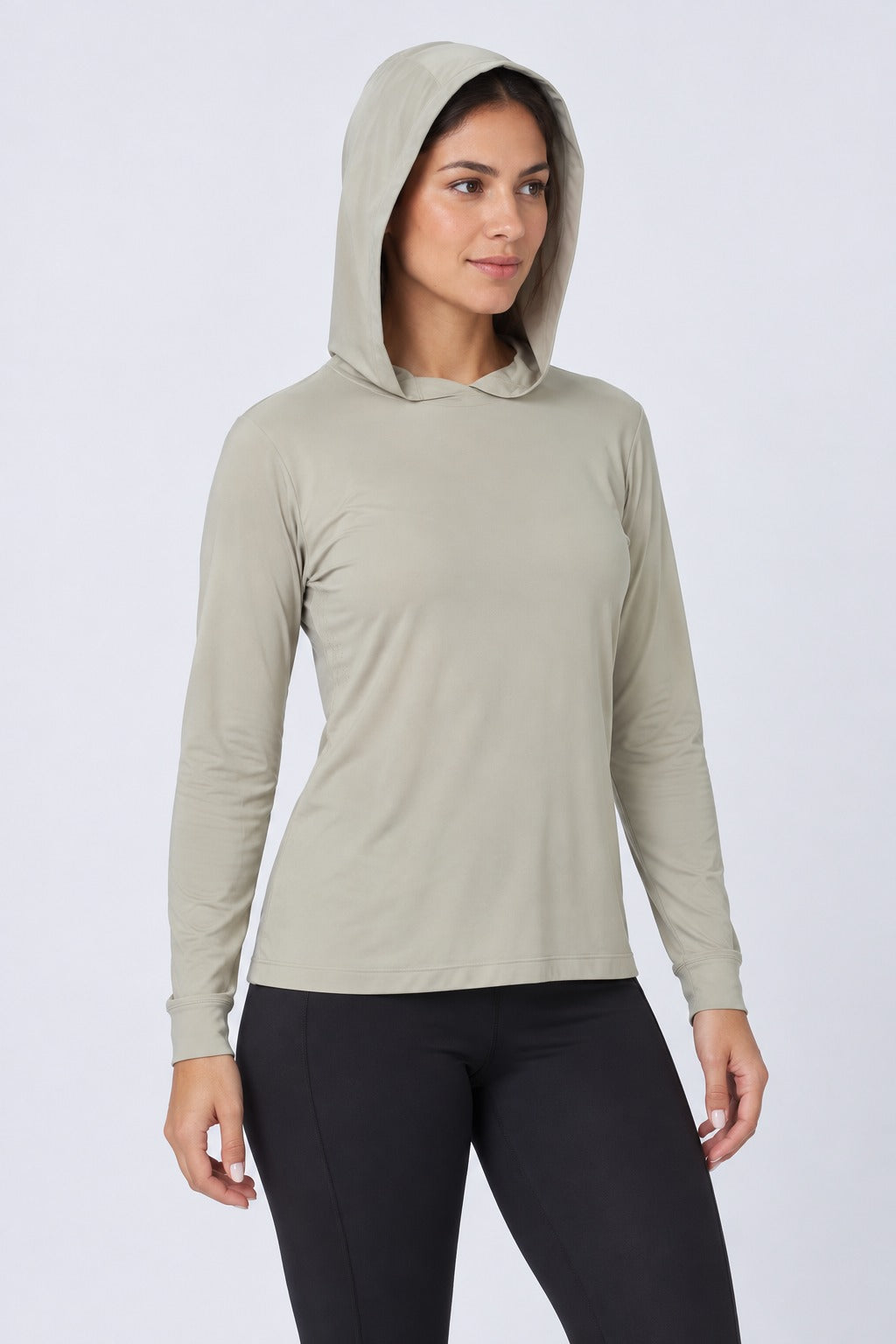 Camiseta Performance – Areia – frente
