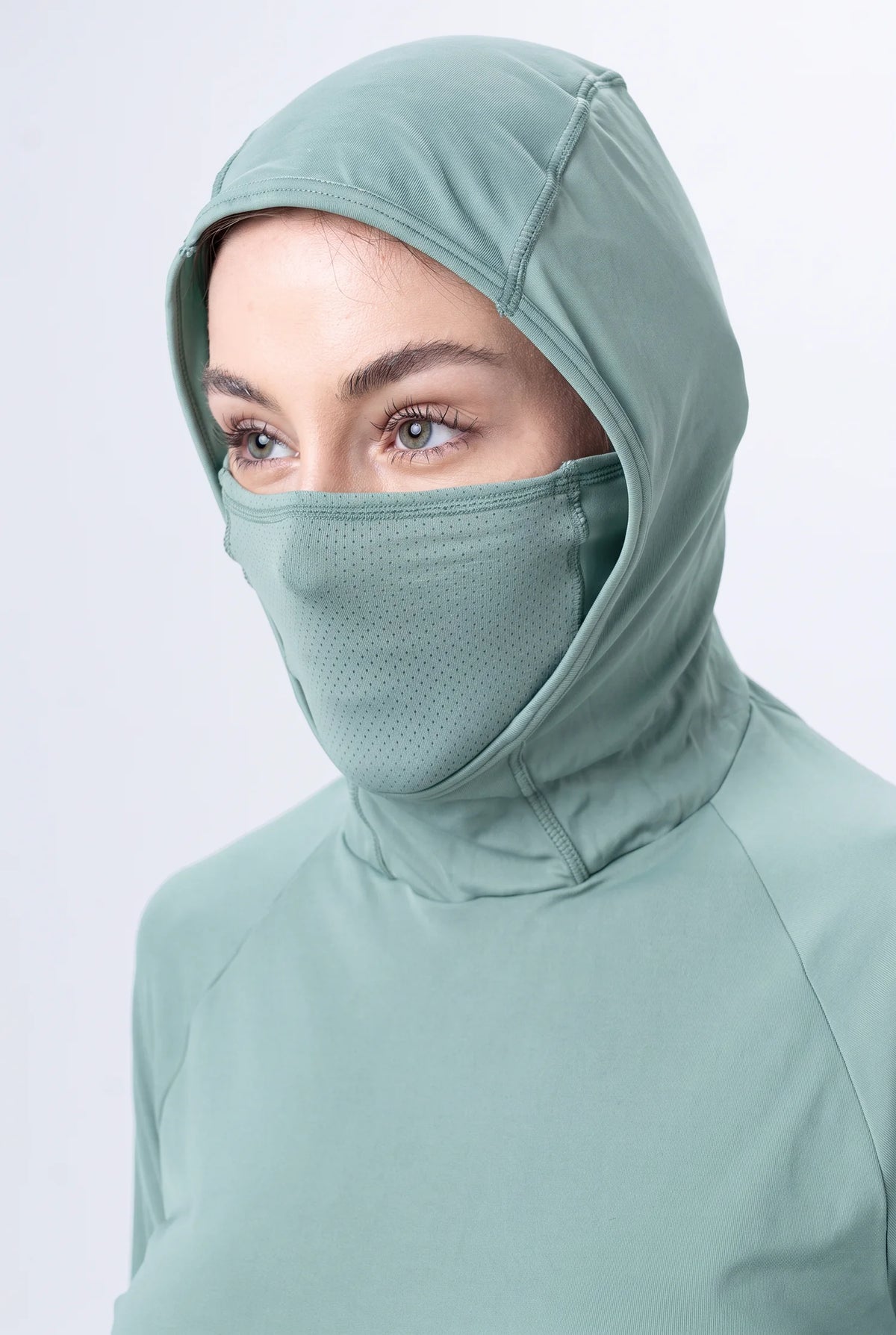 Camiseta Shadow Feminina – Verde Água – foto 4