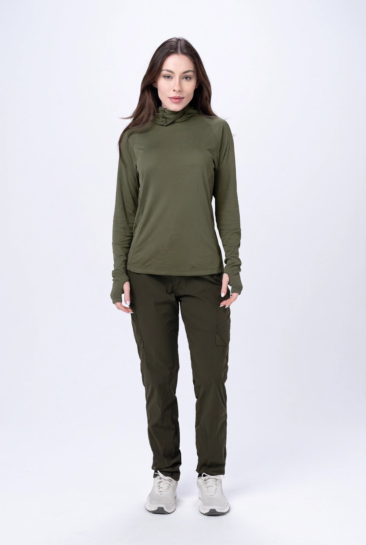 Camiseta Shadow Feminina – Verde Militar – foto 1