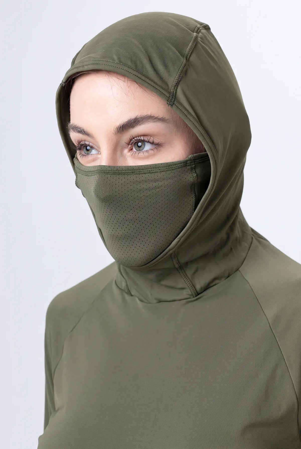 Camiseta Shadow Feminina – Verde Militar – foto 5