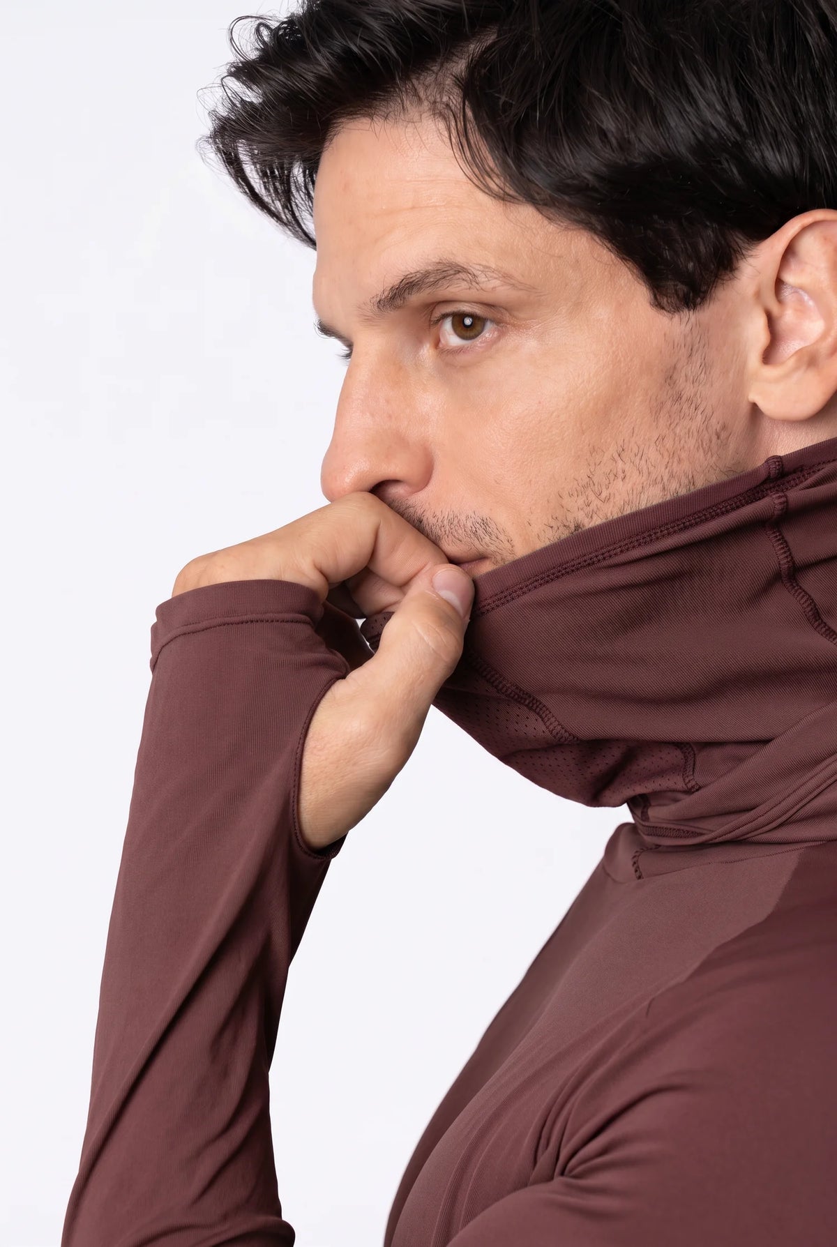 Camiseta Shadow Masculina – Vinho – foto 2