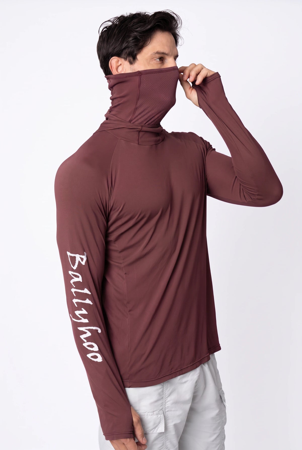 Camiseta Shadow Masculina – Vinho – foto 3