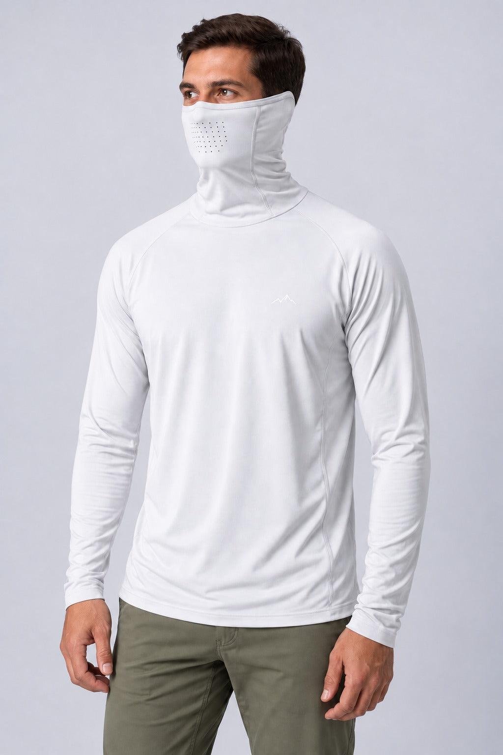 Camiseta Térmica Masculina – Branco – frente