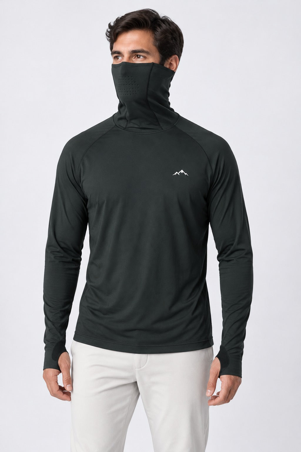 Camiseta Térmica Masculina – Preto – frente