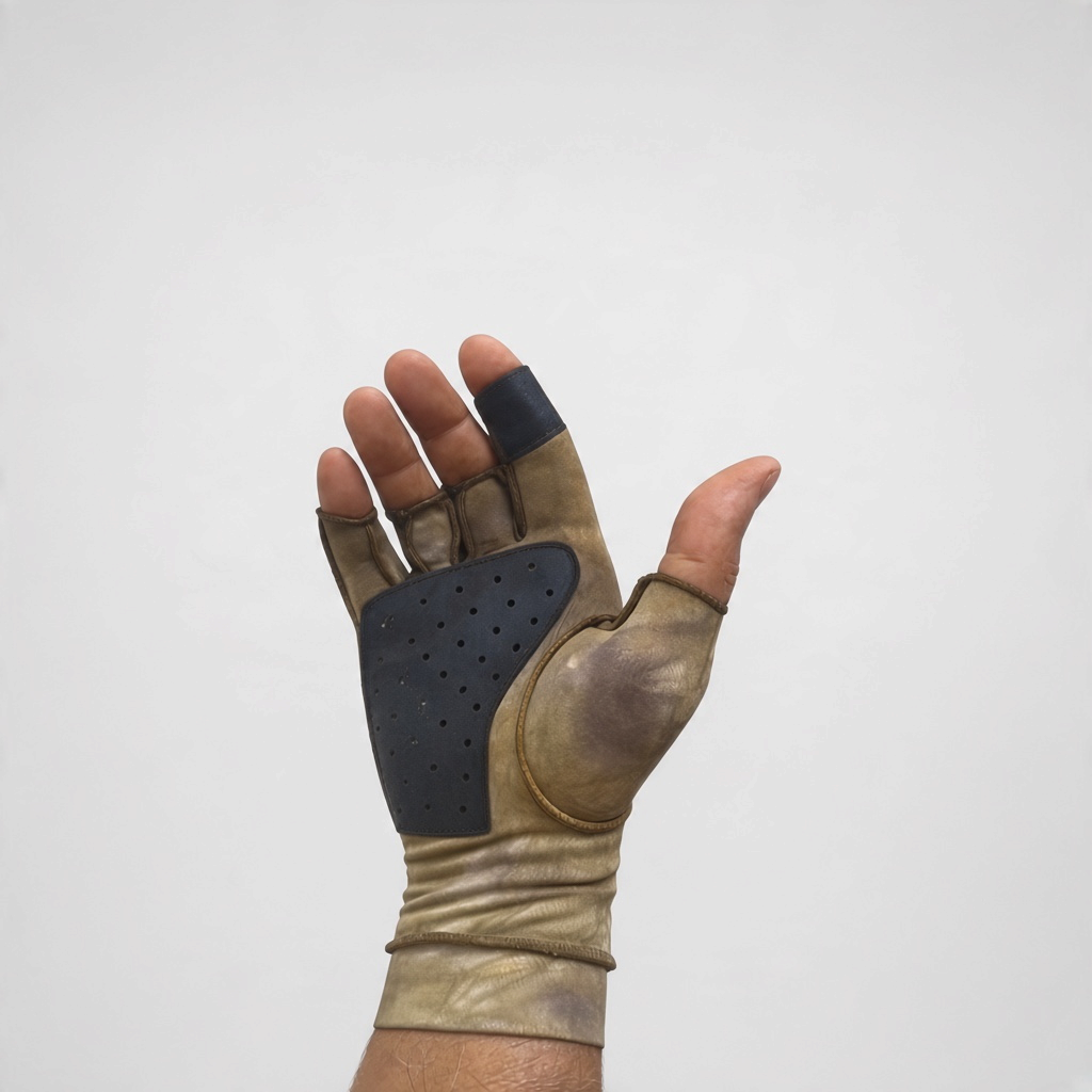 Luva de Performance Camuflada com Proteção UV 50+ 90% Poliamida 10% Elastano