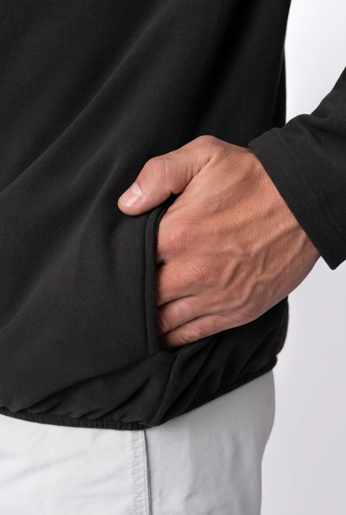 Moletom Fleece Unissex – Preto – foto 6