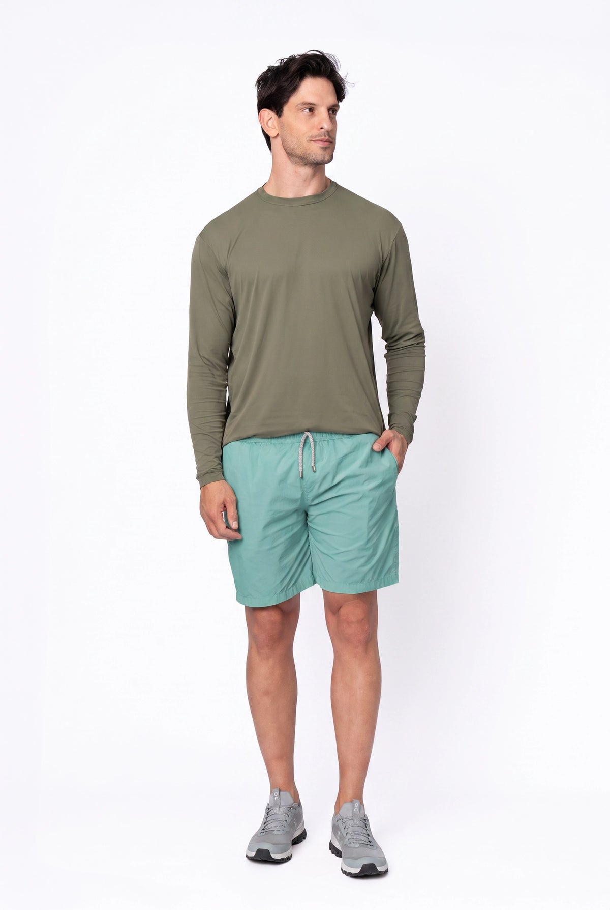 Shorts Water Board Masculino – Verde Água – foto 1