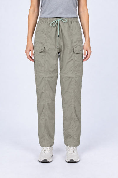 Calça Bermuda Explorer Feminina – Areia – frente