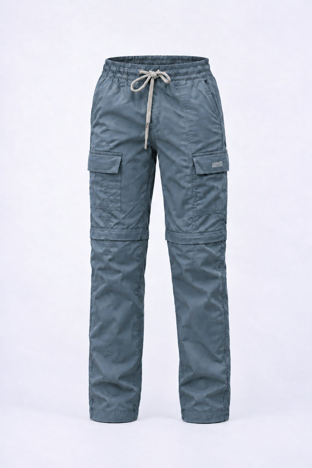 Calça Bermuda Explorer Infantil – Cinza – peça, frente