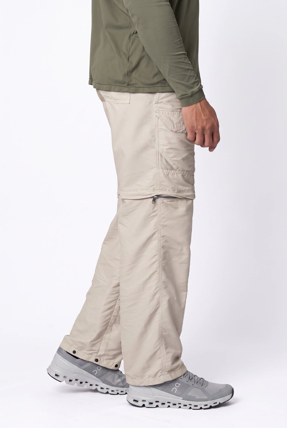 Calça Bermuda Explorer Masculina – Areia – foto 4