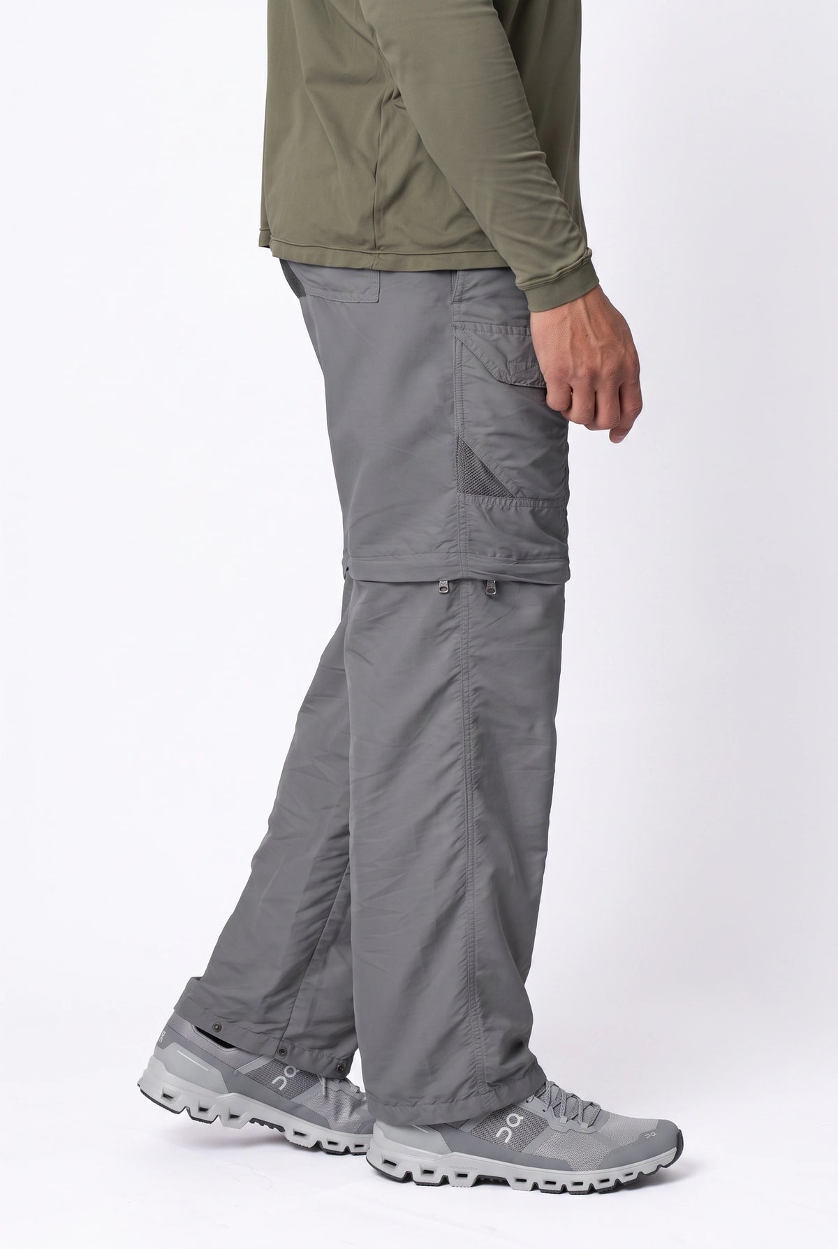 Calça Bermuda Explorer Masculina – Cinza – foto 1