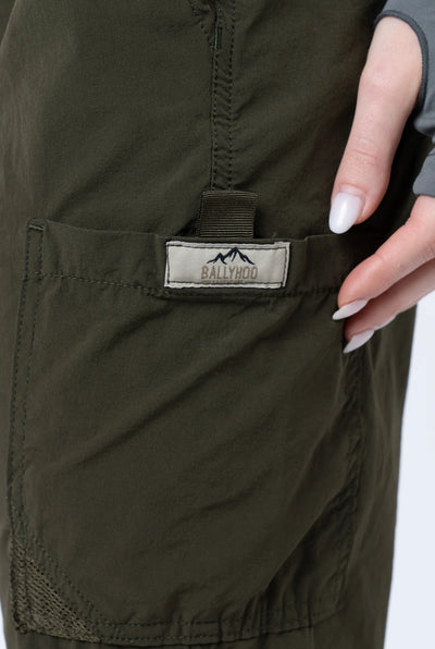 Calça Explorer Feminina com Elastano – Verde Militar – foto 3