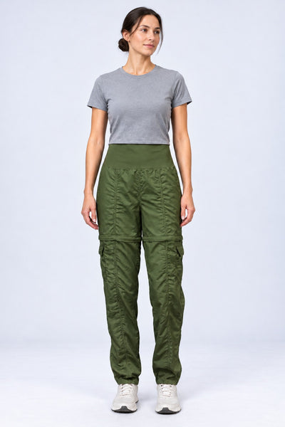 Calça Shorts Confort Feminina P roteção Solar Upf 50+ – Militar – corpo inteiro