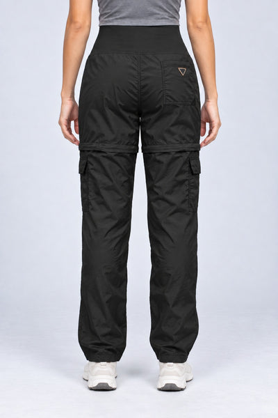 Calça Shorts Confort Feminina P roteção Solar Upf 50+ – Preto – costas