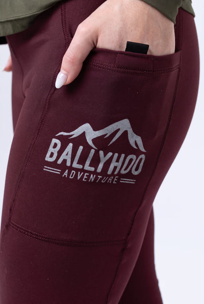 Calça Trekking Feminina – Vinho – foto 3