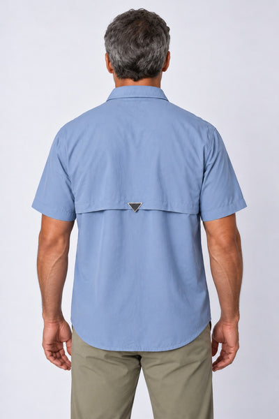 Camisa Adventure Masculina Manga Curta – Lavanda – costas