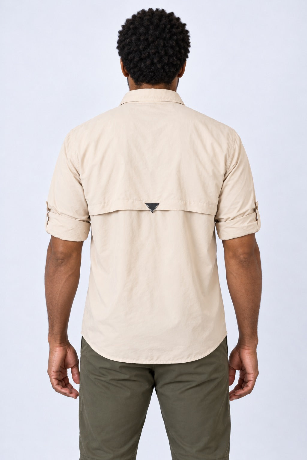 Camisa Adventure Masculina – Areia – costas