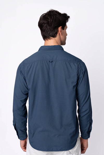 Camisa Crisis Masculina – Azul Marinho – foto 5