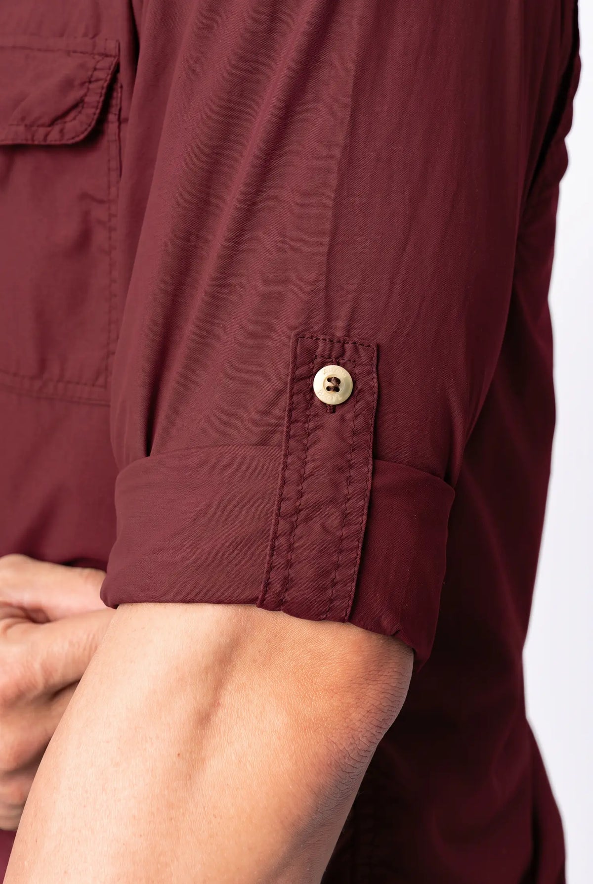 Camisa Crisis Masculina – Vinho – foto 1
