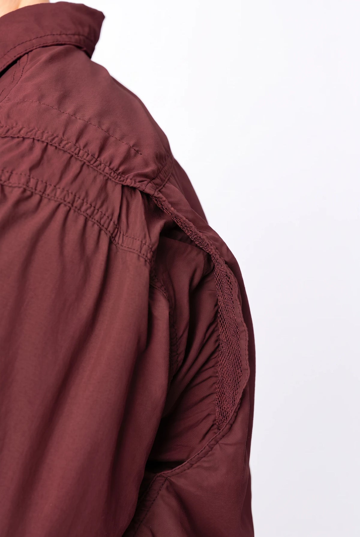 Camisa Crisis Masculina – Vinho – foto 4