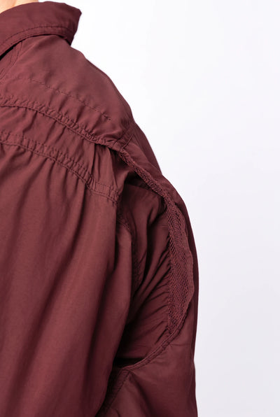 Camisa Crisis Masculina – Vinho – foto 4